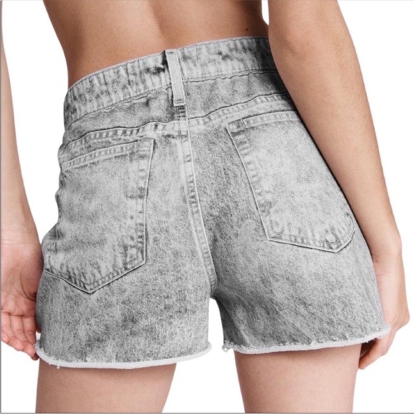 Rag and Bone Miramar Cotton Sweat short Grey Acid Wash Pockets Trendy Sz L NEW - Picture 3 of 12